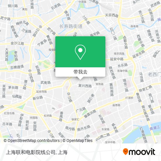 上海联和电影院线公司地图