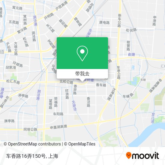 车香路16弄150号地图