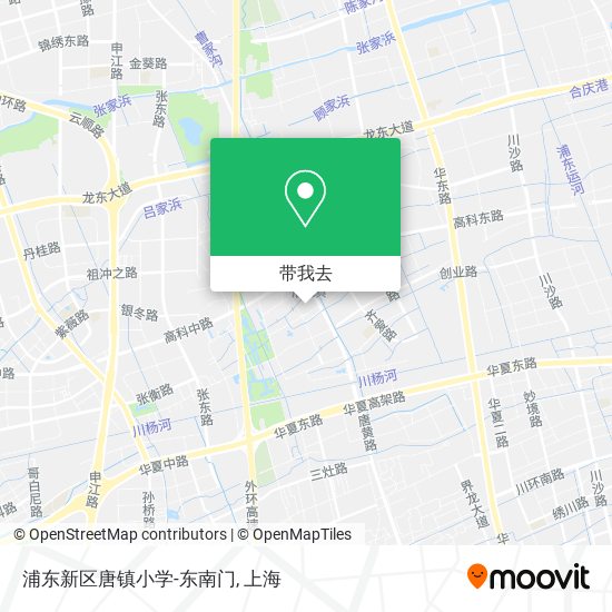 浦东新区唐镇小学-东南门地图