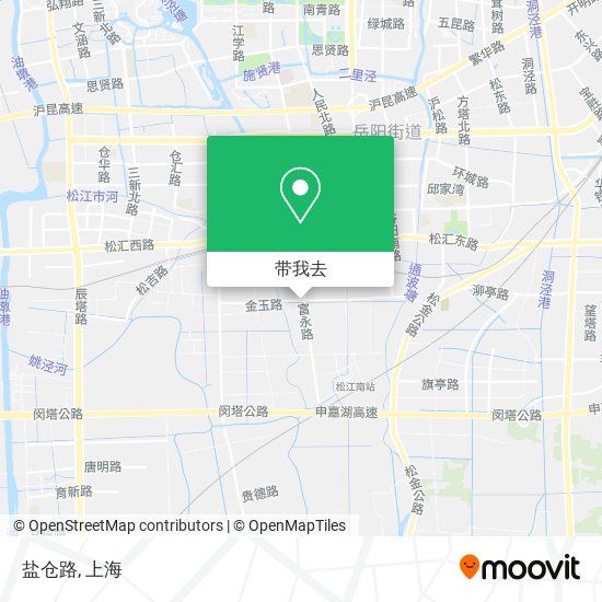 盐仓路地图