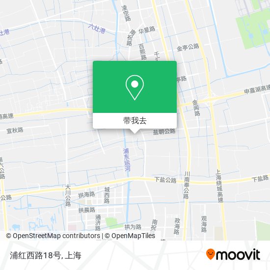 浦红西路18号地图