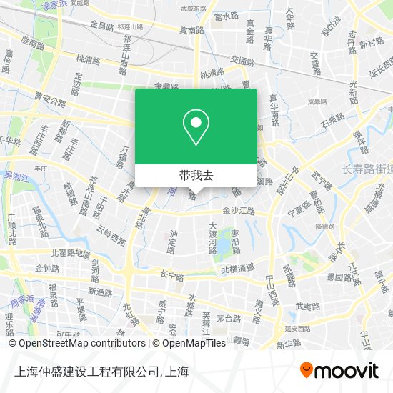 上海仲盛建设工程有限公司地图