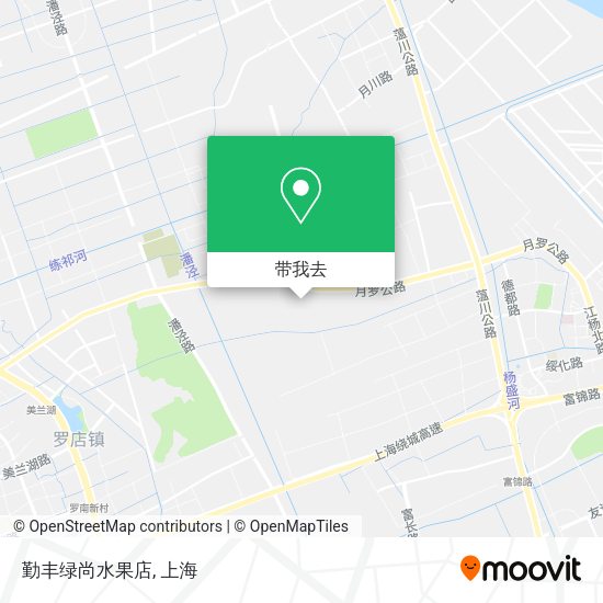 勤丰绿尚水果店地图