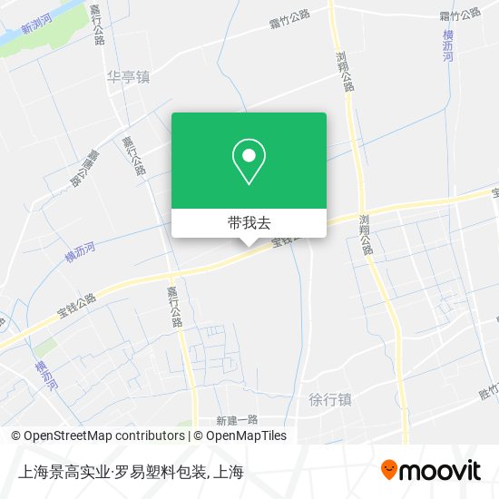 上海景高实业·罗易塑料包装地图