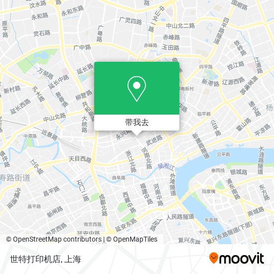 世特打印机店地图