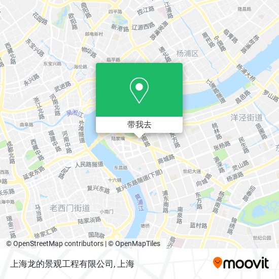 上海龙的景观工程有限公司地图