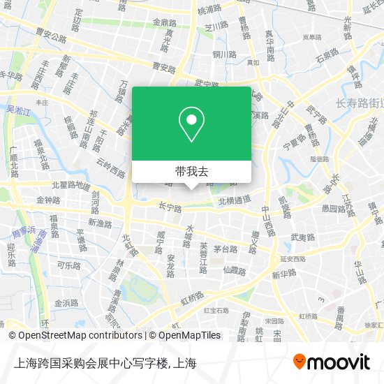 上海跨国采购会展中心写字楼地图