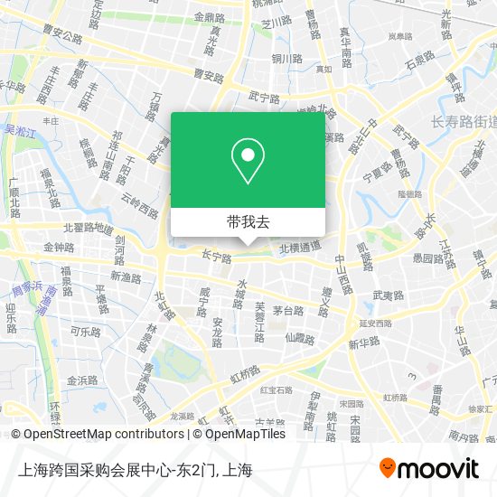 上海跨国采购会展中心-东2门地图