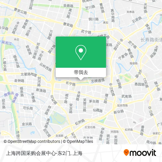 上海跨国采购会展中心-东2门地图