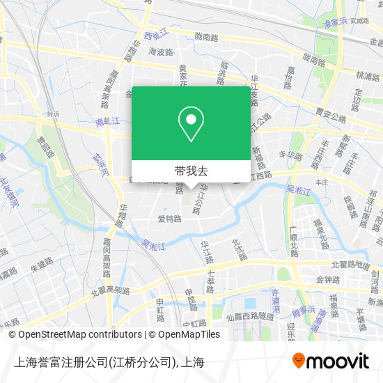 上海誉富注册公司(江桥分公司)地图