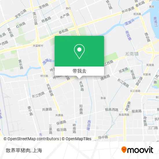 散养草猪肉地图