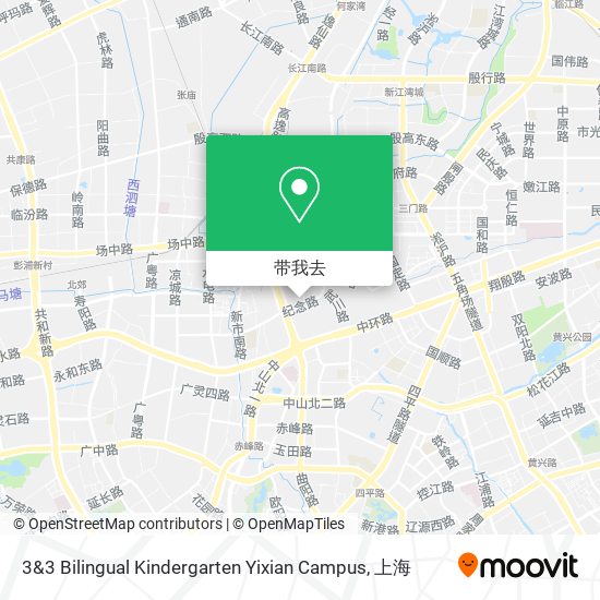 3&3 Bilingual Kindergarten Yixian Campus地图