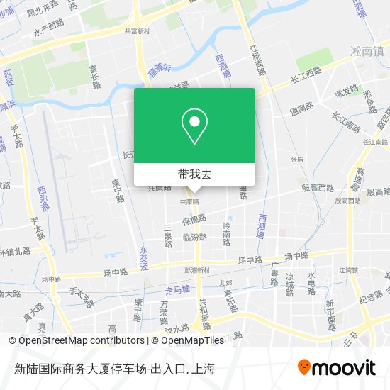新陆国际商务大厦停车场-出入口地图