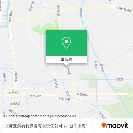 上海蓝滨石化设备有限责任公司-西北门地图