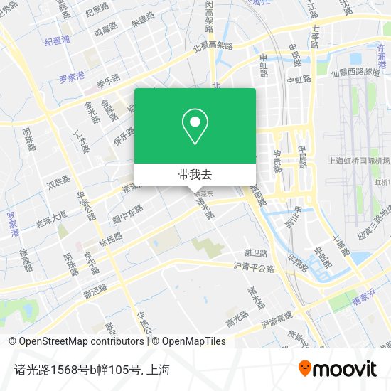诸光路1568号b幢105号地图