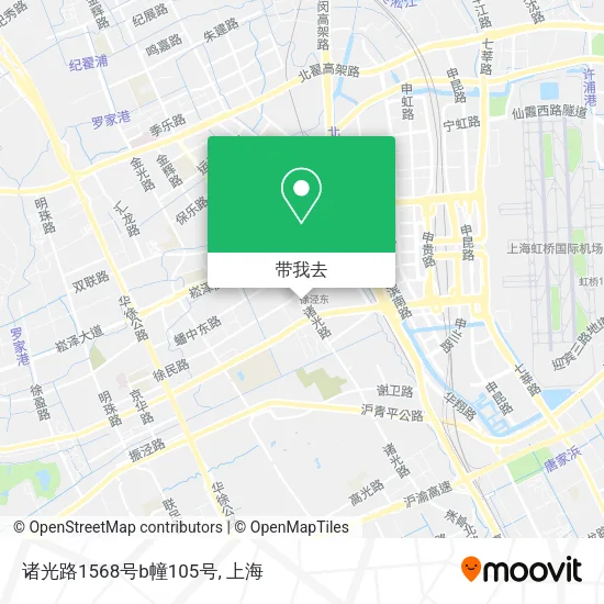 诸光路1568号b幢105号地图