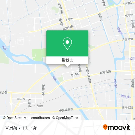宜居苑-西门地图