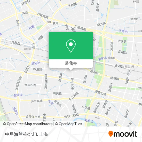 中星海兰苑-北门地图