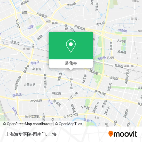 上海海华医院-西南门地图