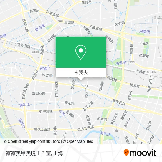 露露美甲美睫工作室地图