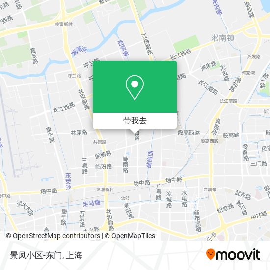 景凤小区-东门地图