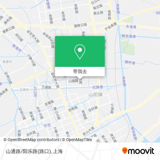 山通路/阳乐路(路口)地图
