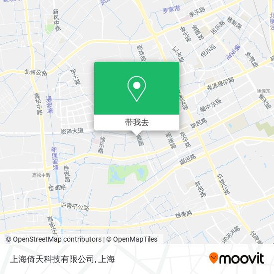 上海倚天科技有限公司地图