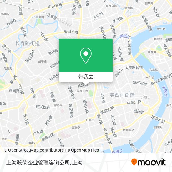 上海毅荣企业管理咨询公司地图