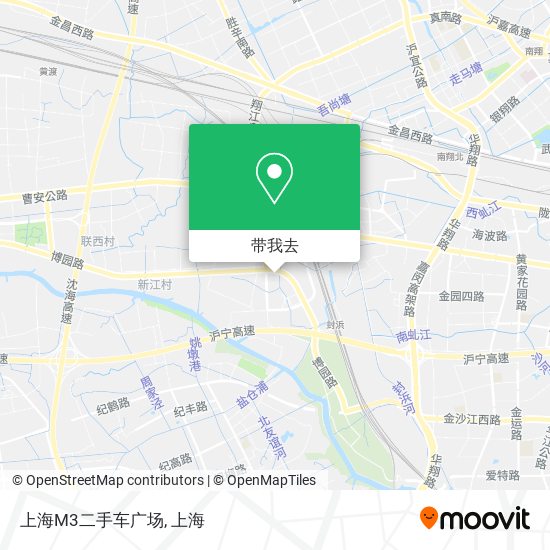 上海M3二手车广场地图