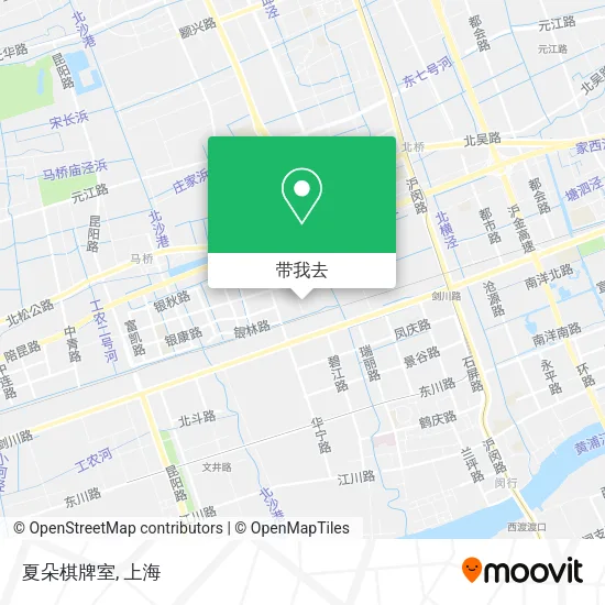 夏朵棋牌室地图