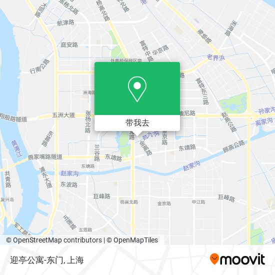 迎亭公寓-东门地图