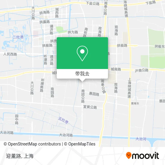 迎薰路地图