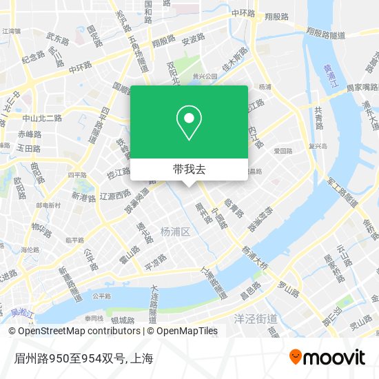 眉州路950至954双号地图