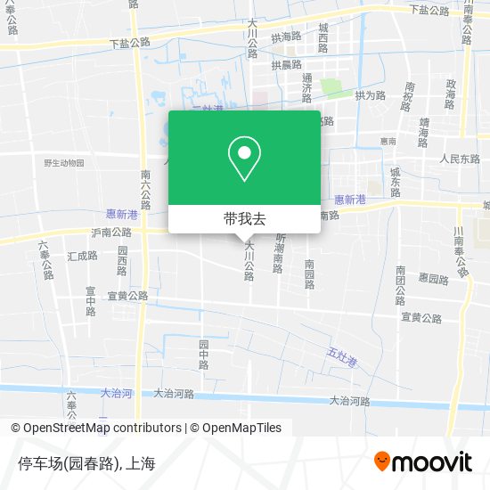 停车场(园春路)地图