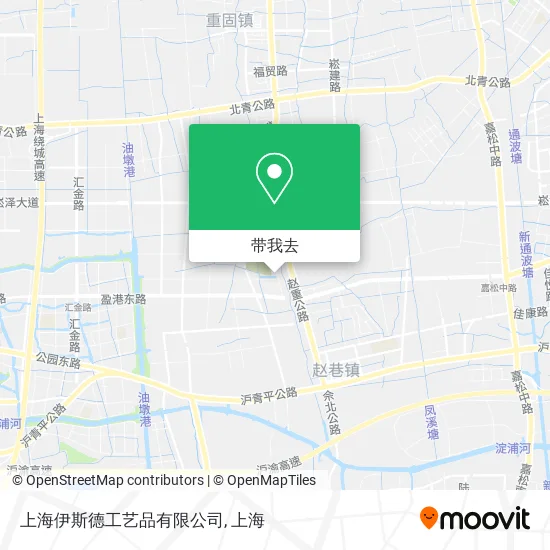 上海伊斯德工艺品有限公司地图