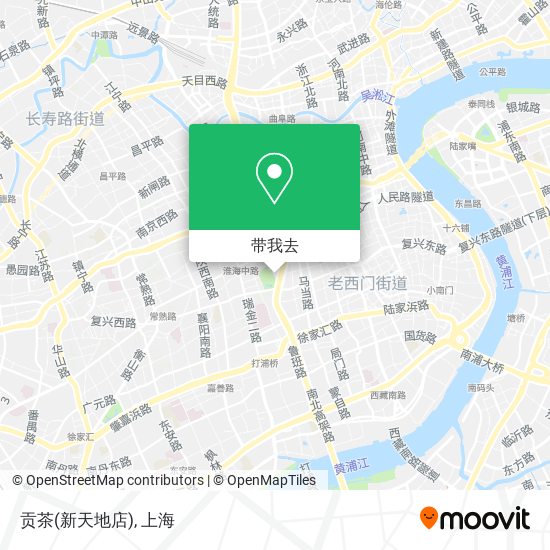贡茶(新天地店)地图