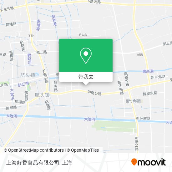 上海好香食品有限公司地图