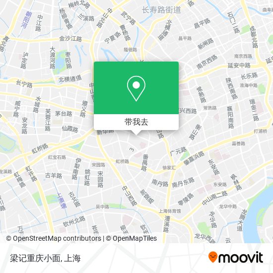 梁记重庆小面地图