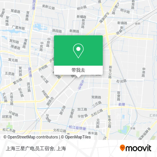 上海三星广电员工宿舍地图