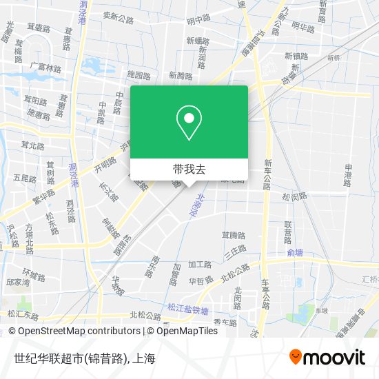 世纪华联超市(锦昔路)地图