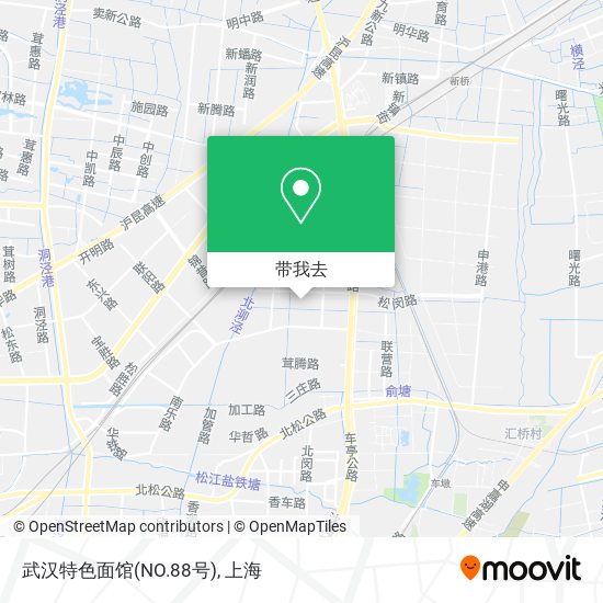 武汉特色面馆(NO.88号)地图