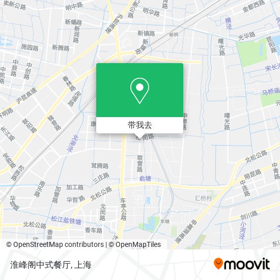 淮峰阁中式餐厅地图