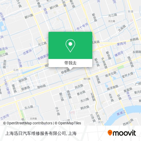 上海迅日汽车维修服务有限公司地图