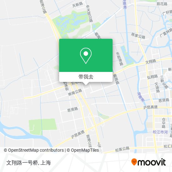 文翔路一号桥地图