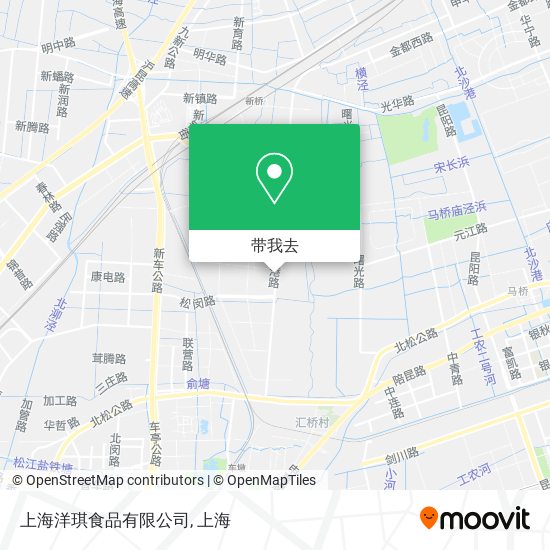 上海洋琪食品有限公司地图