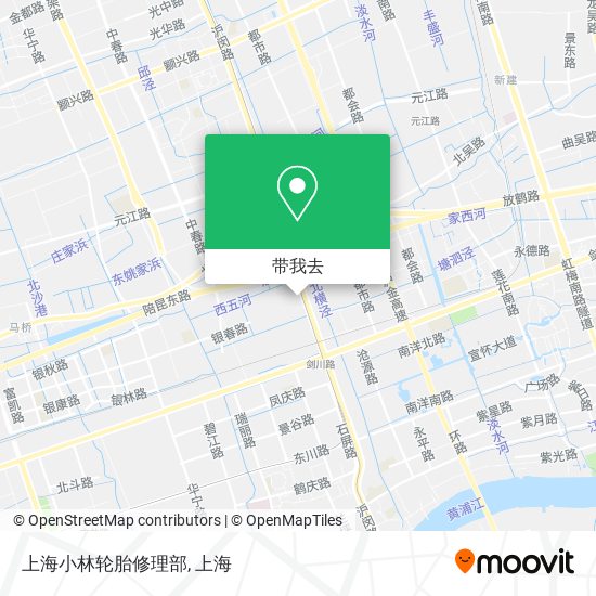 上海小林轮胎修理部地图