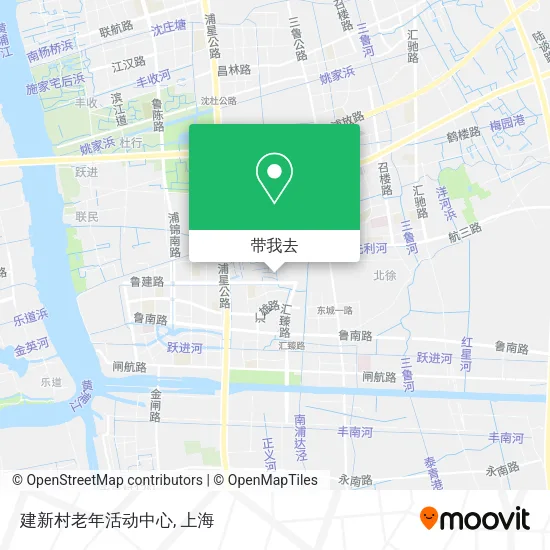 建新村老年活动中心地图