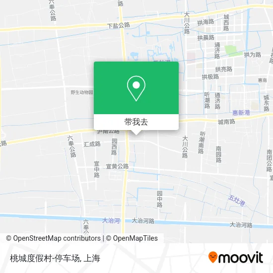 桃城度假村-停车场地图