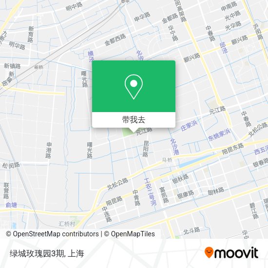 绿城玫瑰园3期地图