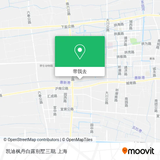 凯迪枫丹白露别墅三期地图